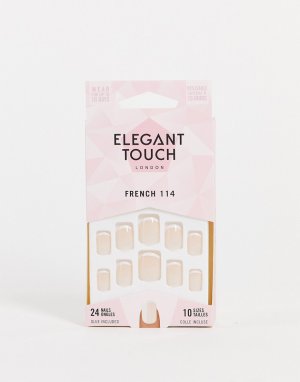 Накладные ногти – French 114-Белый Elegant Touch