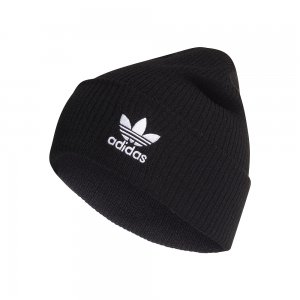 Шапка AC Ribbed Cuff Beanie adidas Originals. Цвет: черный