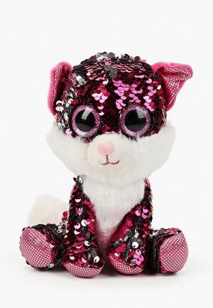 Игрушка мягкая Fancy Котик Рубин, 15 см. Цвет: розовый
