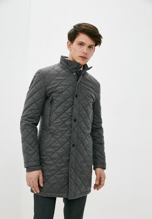 Куртка утепленная Bazioni. Цвет: серый