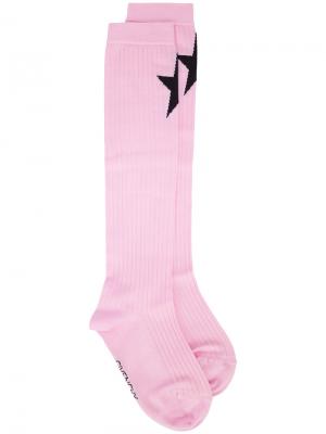Носки со звездами Givenchy. Цвет: розовый и фиолетовый