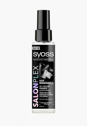 Сыворотка для волос Syoss SALONPLEX защиты перед окрашиванием. Цвет: прозрачный