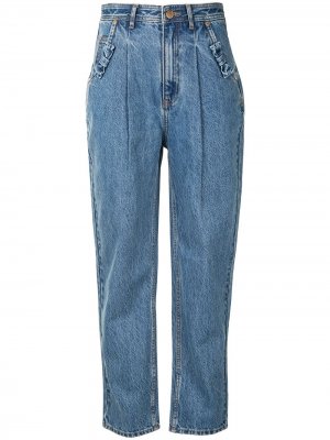 Прямые джинсы Desire с завышенной талией Alice McCall. Цвет: синий