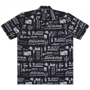 Рубашка Pillager Shirt Black / S Dickies. Цвет: черный
