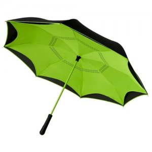Прямой зонтик Yoon 23 с инверсной раскраской, лайм Avenue