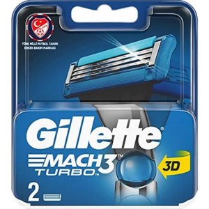 Сменная бритва Mach3 Turbo, 2 шт. Gillette