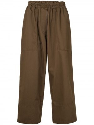 Укороченные брюки Drill Lee Mathews. Цвет: коричневый