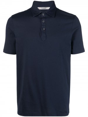 Рубашка поло с короткими рукавами D4.0. Цвет: синий