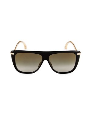 Квадратные солнцезащитные очки 58MM , цвет Black Gold Jimmy Choo