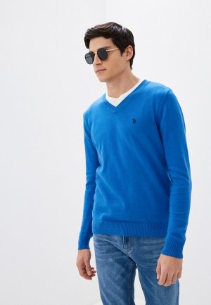 Пуловер U.S. Polo Assn.. Цвет: голубой