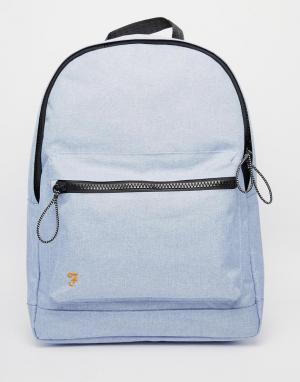 Меланжевый рюкзак Corwin Farah. Цвет: синий