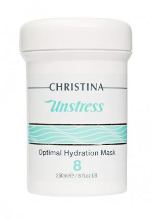 Маска для лица увлажняющая Christina Unstress 250 мл. Цвет: белый