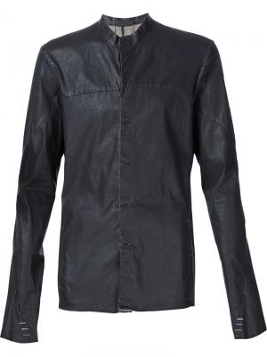 Куртка с кожаным эффектом Masnada. Цвет: чёрный