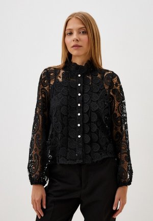 Блуза и топ Kira Plastinina. Цвет: черный