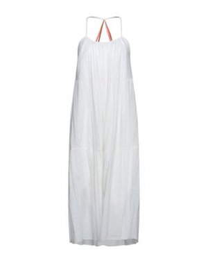 Длинное платье MÊME ROAD. Цвет: белый
