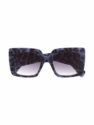 Oversized animal-print sunglasses Molo. Цвет: синий