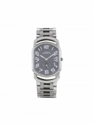 Наручные часы Rallye pre-owned 31 мм 1990-х годов Hermès. Цвет: серый