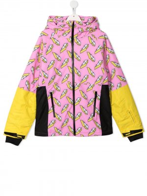 Лыжная куртка Stella McCartney Kids. Цвет: розовый