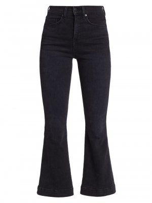 Эластичные расклешенные джинсы до щиколотки Carson с высокой посадкой Veronica Beard