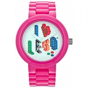 Наручные часы аналоговые I LOVE ADULT WATCH PINK 9007620, розовый LEGO. Цвет: розовый
