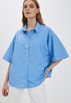 Рубашка Noun. Цвет: голубой