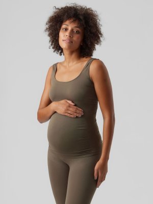 Однотонная майка для беременных Heal , один размер Mamalicious