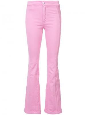 Расклешенные джинсы Givenchy. Цвет: розовый и фиолетовый