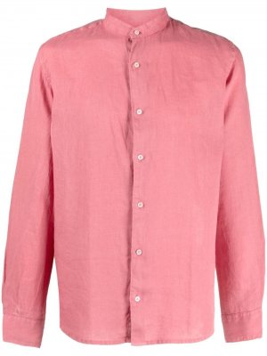 Рубашка с воротником-стойкой Altea. Цвет: розовый