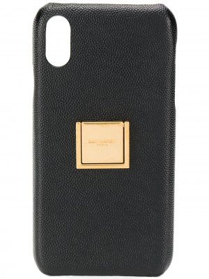Чехол для iPhone XR Saint Laurent. Цвет: черный