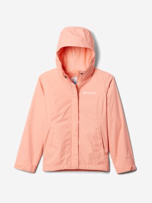 Куртка для девочек Arcadia Jacket, Оранжевый, размер 155-159 Columbia. Цвет: оранжевый