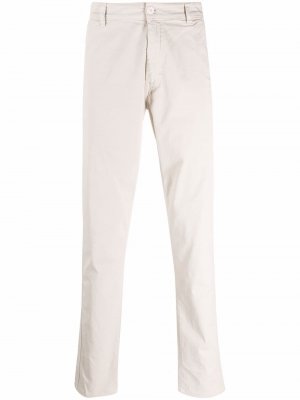 Прямые брюки чинос средней посадки Aspesi. Цвет: нейтральные цвета