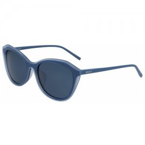 Солнцезащитные очки DK508S 400, голубой DKNY. Цвет: синий