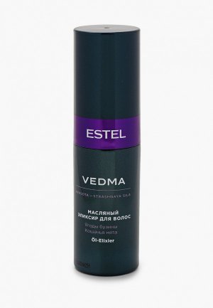 Масло для волос Estel VEDMA, блеска волос, 50 мл. Цвет: прозрачный