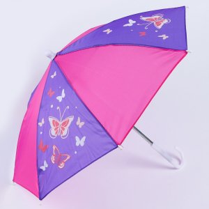 Зонт детский Funny toys. Цвет: фиолетовый, розовый