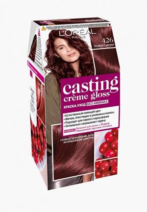 Краска для волос LOreal Paris L'Oreal Casting Creme Gloss без аммиака, оттенок 426, Ледяная сангрия. Цвет: бордовый