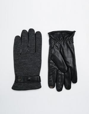Вязаные перчатки Totes. Цвет: черный