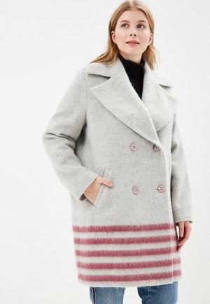 Пальто Style national. Цвет: серый