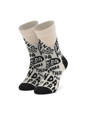 Высокие детские носки , бежевый Happy Socks