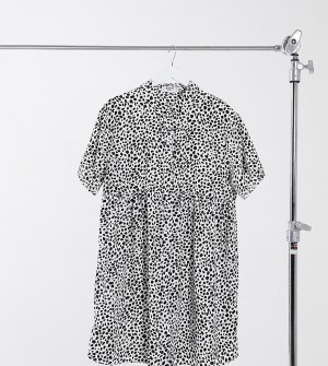Свободное платье-рубашка с принтом далматинца -Мульти Missguided Maternity