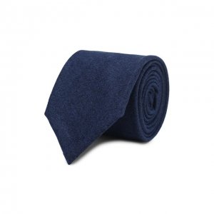 Шерстяной галстук Andrea Campagna. Цвет: синий