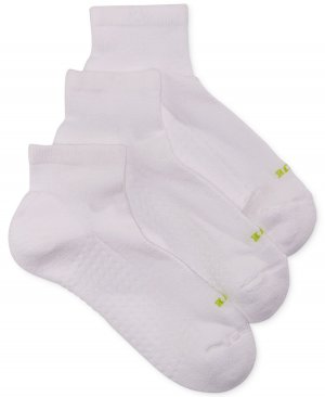 Женские носки на воздушной подушке, комплект из 3 четвертей , белый Hue