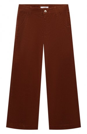 Вельветовые брюки Chloé. Цвет: коричневый