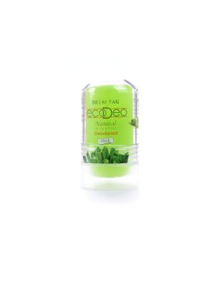 Дезодорант-крислалл  EcoDeo стик с Aloe, 60 гр. TAI YAN. Цвет: зеленый