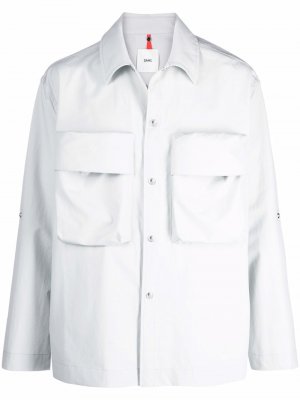 Chest-pocket shirt jacket OAMC. Цвет: серый
