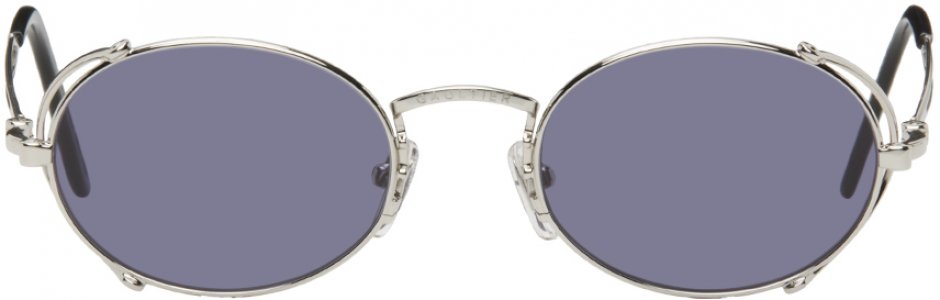Серебряные солнцезащитные очки 55-3175 Jean Paul Gaultier