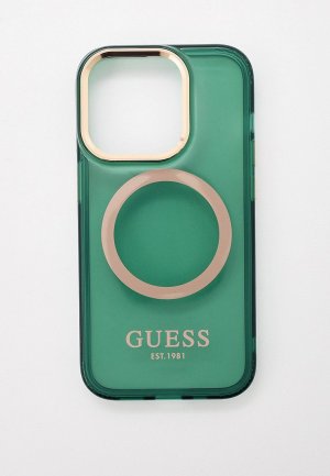 Чехол для iPhone Guess 14 Pro с MagSafe. Цвет: зеленый