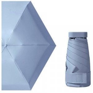 Мини-зонт , механика, 5 сложений, купол 88 см., 6 спиц, чехол в комплекте, для женщин, фиолетовый RainLab. Цвет: фиолетовый/лиловый