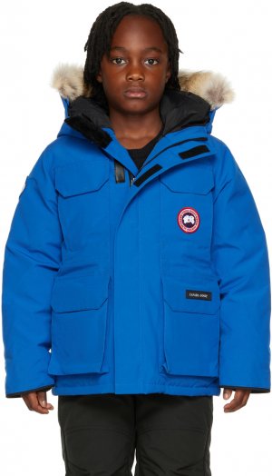 Детская синяя пуховая куртка PBI Expedition Canada Goose Kids
