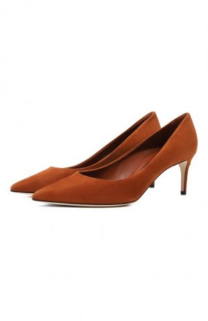 Замшевые туфли Cardinale Dolce & Gabbana. Цвет: коричневый