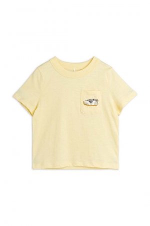 Детская хлопковая футболка для бега, желтый Mini Rodini